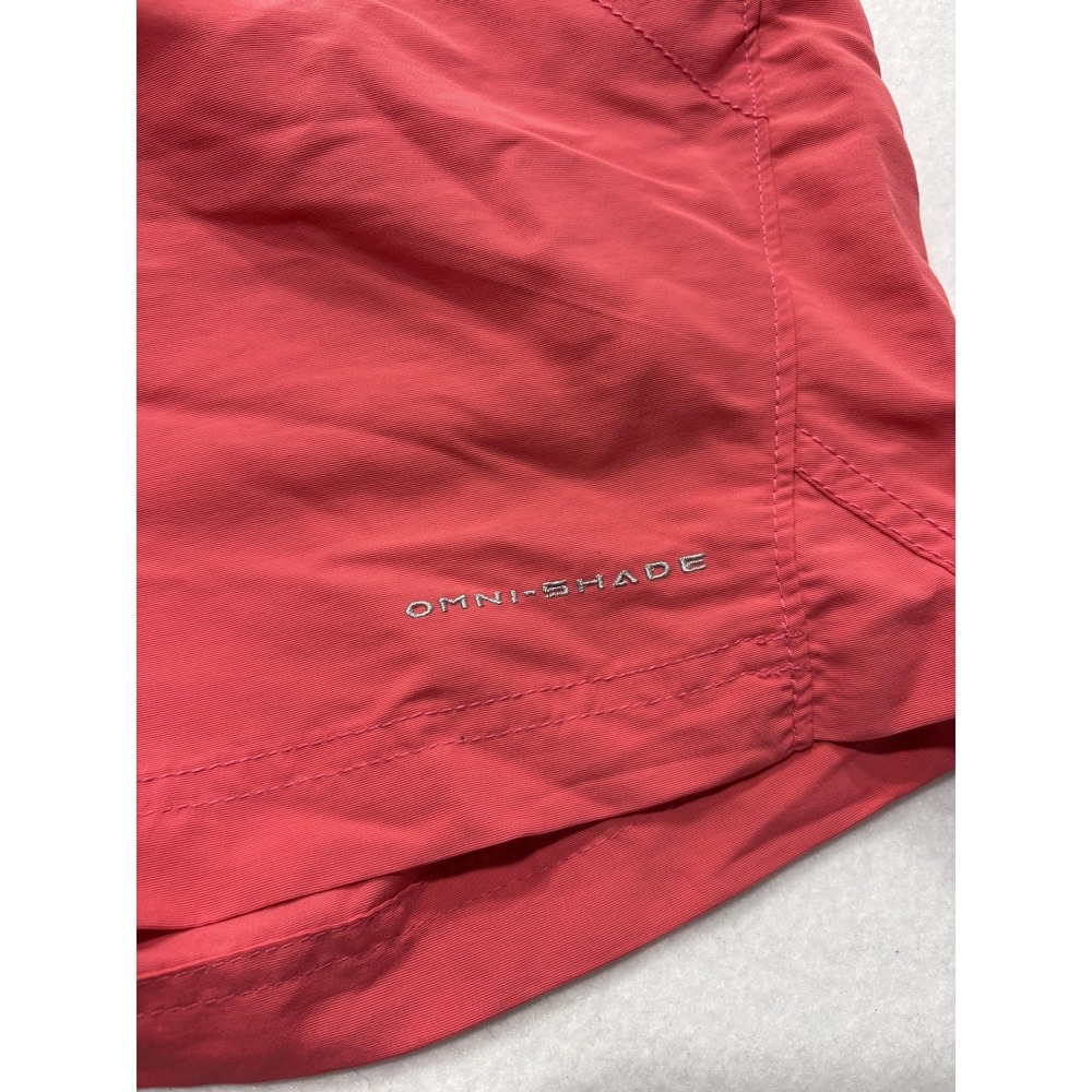 Columbia PFG Shorts Womens M Pink Omni-Shade Fishing Quick Dry UV Lightweight - Picture 3 of 11